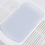 Utilitech 1.5-Sone 80-CFM White Lighted Bathroom Fan and Heater