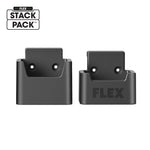FLEX STACK PACK Plastic Level holder (1) 2-Piece FLEX Stack Pack level holder and installation accessories