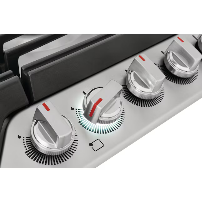 Frigidaire Gallery 36-in 5 burners Stainless Steel Gas Cooktop, GCCG3648AS *JR2511, Retail: $1,399.00, FINAL PRICE: $649.99 + TAX