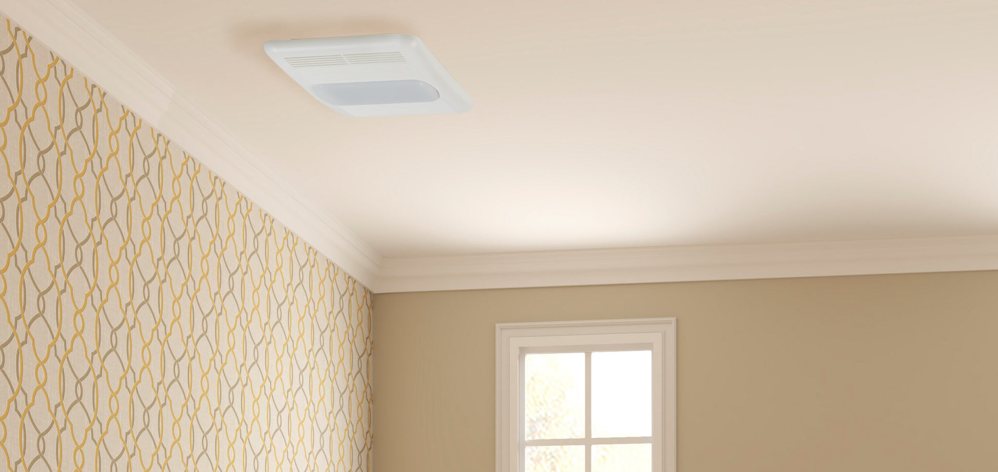 Utilitech 1.5-Sone 80-CFM White Lighted Bathroom Fan and Heater