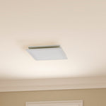 Utilitech Ventilation fan 1.5-Sone 100-CFM White Decorative Lighted Bathroom Fan (ENERGY STAR Certified)