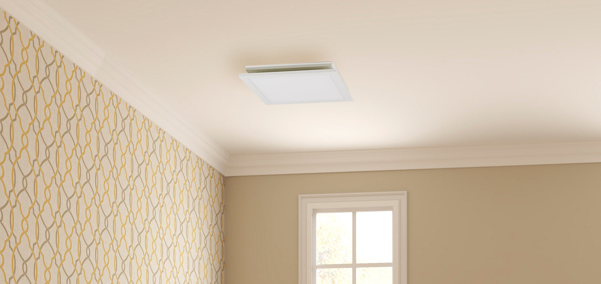 Utilitech Ventilation fan 1.5-Sone 100-CFM White Decorative Lighted Bathroom Fan (ENERGY STAR Certified)