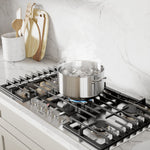 Bosch 800 Series 36-in 5 burners Stainless steel Gas Cooktop