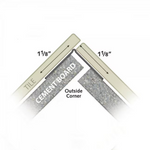 ClarkDietrich 2.25-in x 100-ft Strait-Flex Vinyl Tile Tape 90 degree Corner Bead, 51064 #902588  *JR2512, Retail: $19.98, FINAL PRICE: $9.99 + TAX