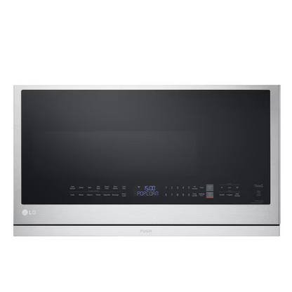 LG ExtendaVent 2.1-Cu. Feet 29.88-Inches Over-the-Range Microwave with Sensor Cooking ( PrintProof Stainless Steel ), MVEL2137F *JR2502