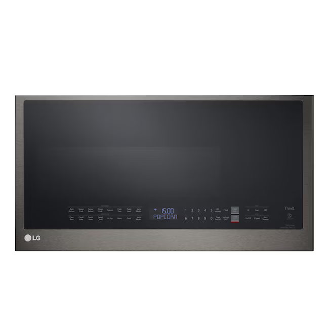 LG 1.7-cu ft Air Fry 29.94-in Over-the-Range Convection Microwave with Sensor Cooking (PrintProof Black Stainless Steel), MHEC1737D *HD2507, Retail: $1,149.00, FINAL PRICE: $549.99 + TAX