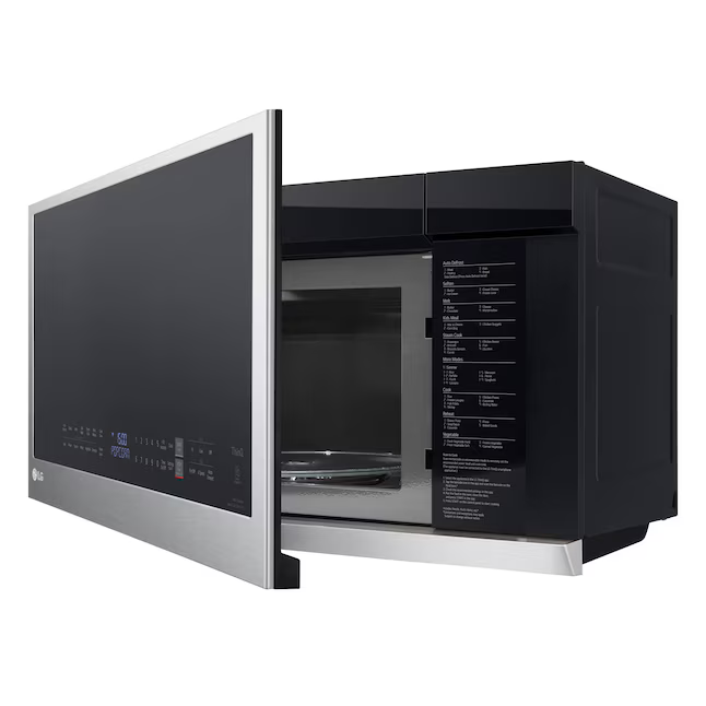LG ExtendaVent 2.1-Cu. Feet 29.88-Inches Over-the-Range Microwave with Sensor Cooking ( PrintProof Stainless Steel ), MVEL2137F *JR2502