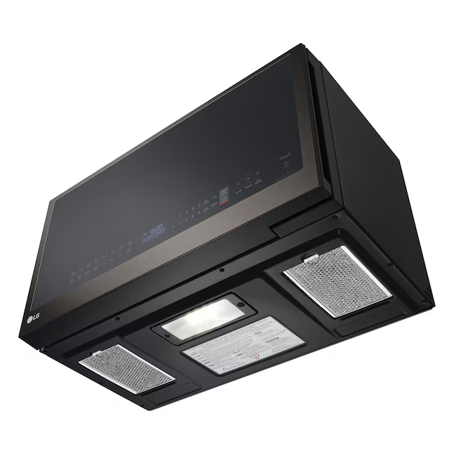 LG 1.7-cu ft Air Fry 29.94-in Over-the-Range Convection Microwave with Sensor Cooking (PrintProof Black Stainless Steel), MHEC1737D *HD2507, Retail: $1,149.00, FINAL PRICE: $549.99 + TAX