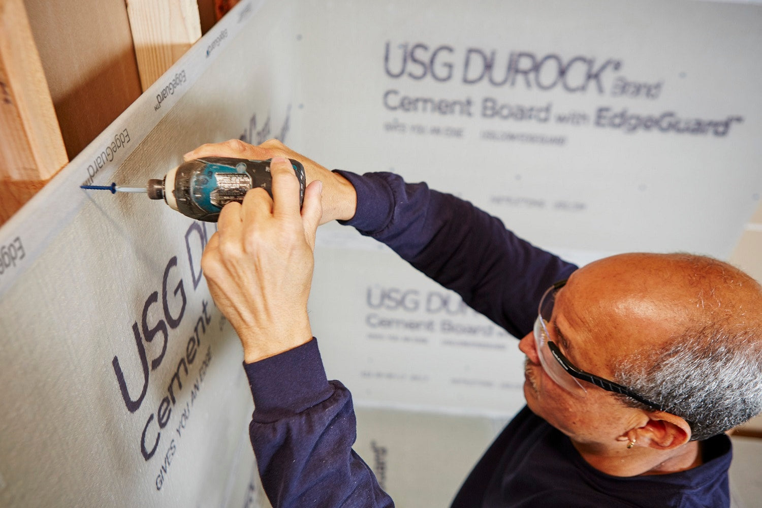 DUROCK Brand 1/2-in x 3-ft x 5-ft Cement Backer Board Sheet