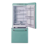 UNIQUE Classic Retro 17.7-cu ft Counter-Depth Bottom-Freezer Refrigerator with Ice Maker (Ocean Mist Turquoise) ENERGY STAR, [FB196], Final: $1,999.99, CLEARANCE: $1,599.99 + TAX