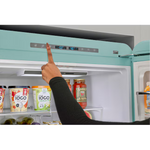 UNIQUE Classic Retro 17.7-cu ft Counter-Depth Bottom-Freezer Refrigerator with Ice Maker (Ocean Mist Turquoise) ENERGY STAR, [FB196], Final: $1,999.99, CLEARANCE: $1,599.99 + TAX