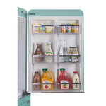 UNIQUE Classic Retro 17.7-cu ft Counter-Depth Bottom-Freezer Refrigerator with Ice Maker (Ocean Mist Turquoise) ENERGY STAR, [FB196], Final: $1,999.99, CLEARANCE: $1,599.99 + TAX