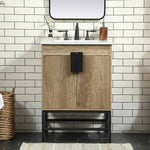 Ever Living Grace 24-Inch Single Sink Vanity in Mango Wood with a Countertop, VF48824MW, FINAL PRICE: $399.99 + TAX [FBM-147]