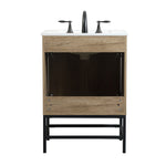 Ever Living Grace 24-Inch Single Sink Vanity in Mango Wood with a Countertop, VF48824MW, FINAL PRICE: $399.99 + TAX [FBM-147]