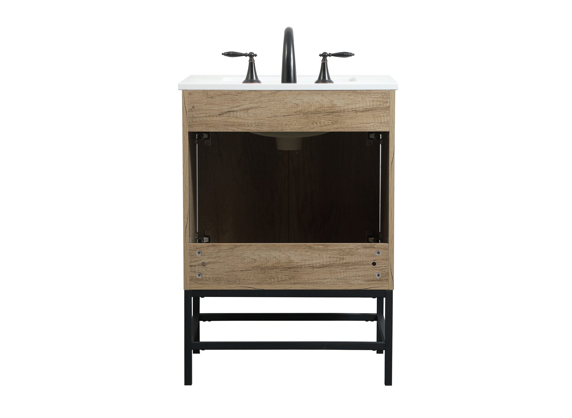 Ever Living Grace 24-Inch Single Sink Vanity in Mango Wood with a Countertop, VF48824MW, FINAL PRICE: $399.99 + TAX [FBM-147]