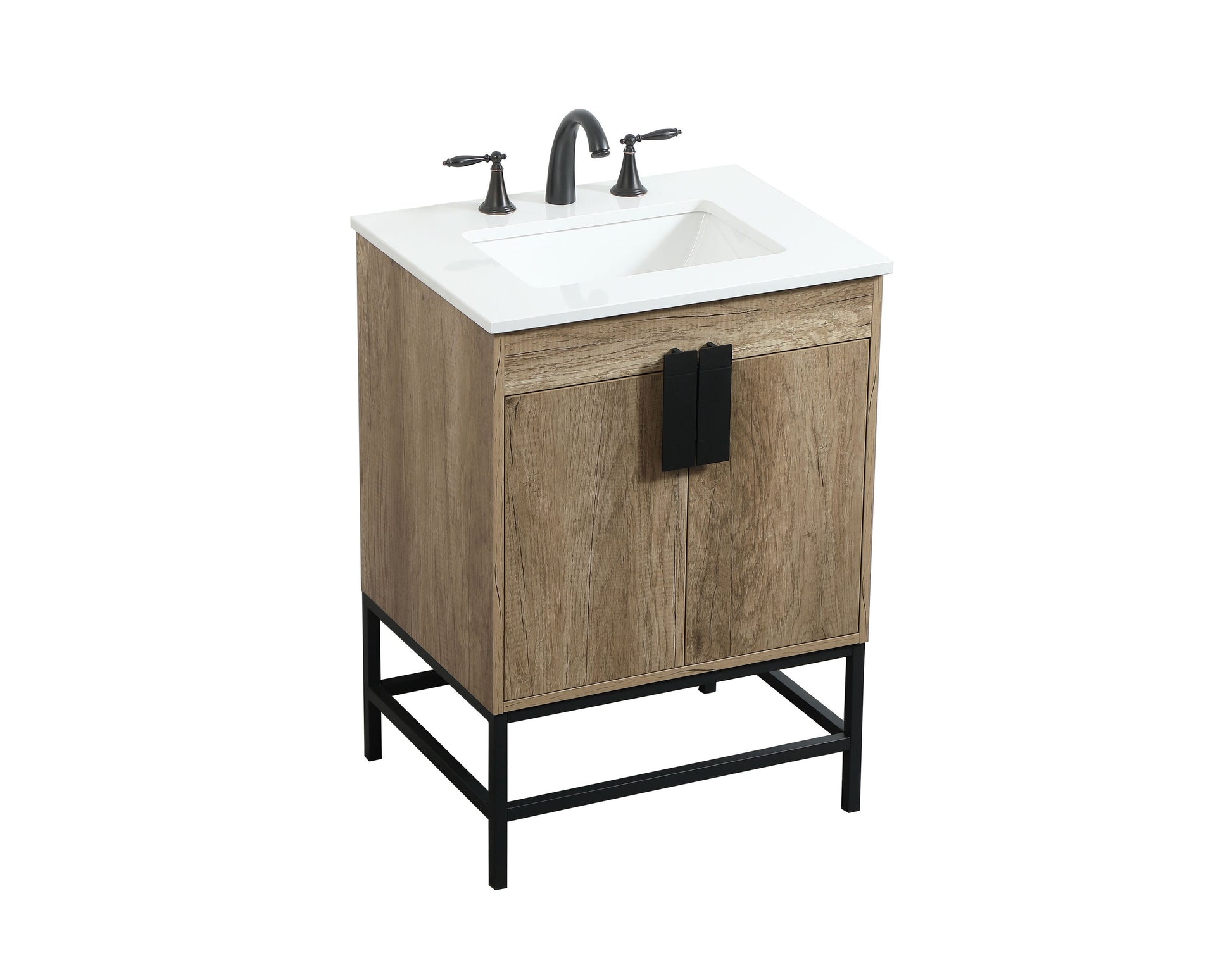 Ever Living Grace 24-Inch Single Sink Vanity in Mango Wood with a Countertop, VF48824MW, FINAL PRICE: $399.99 + TAX [FBM-147]