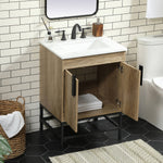 Ever Living Grace 24-Inch Single Sink Vanity in Mango Wood with a Countertop, VF48824MW, FINAL PRICE: $399.99 + TAX [FBM-147]