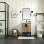 Ever Living Grace 24-Inch Single Sink Vanity in Mango Wood with a Countertop, VF48824MW, FINAL PRICE: $399.99 + TAX [FBM-147]