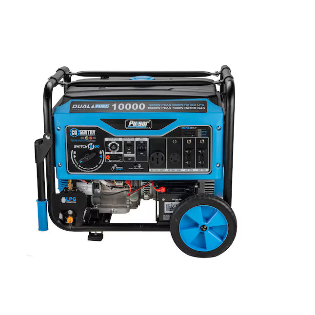 Pulsar Products 10000 Starting / 8000 Running Watt Gasoline/Liquid propane Dual fuel Portable Generator [FBM-305]