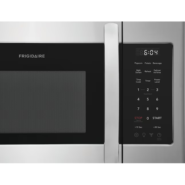 Frigidaire 1.8-cu ft 29.88-in Over-the-Range Microwave (Fingerprint Resistant Stainless Steel), FMOS184LBF *HD2507, Retail: $379.00, FINAL PRICE: $249.99 + TAX