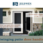 Steel Right-hand inswing French Patio Door with Low-E Glass with Grilles (Brickmould Included)