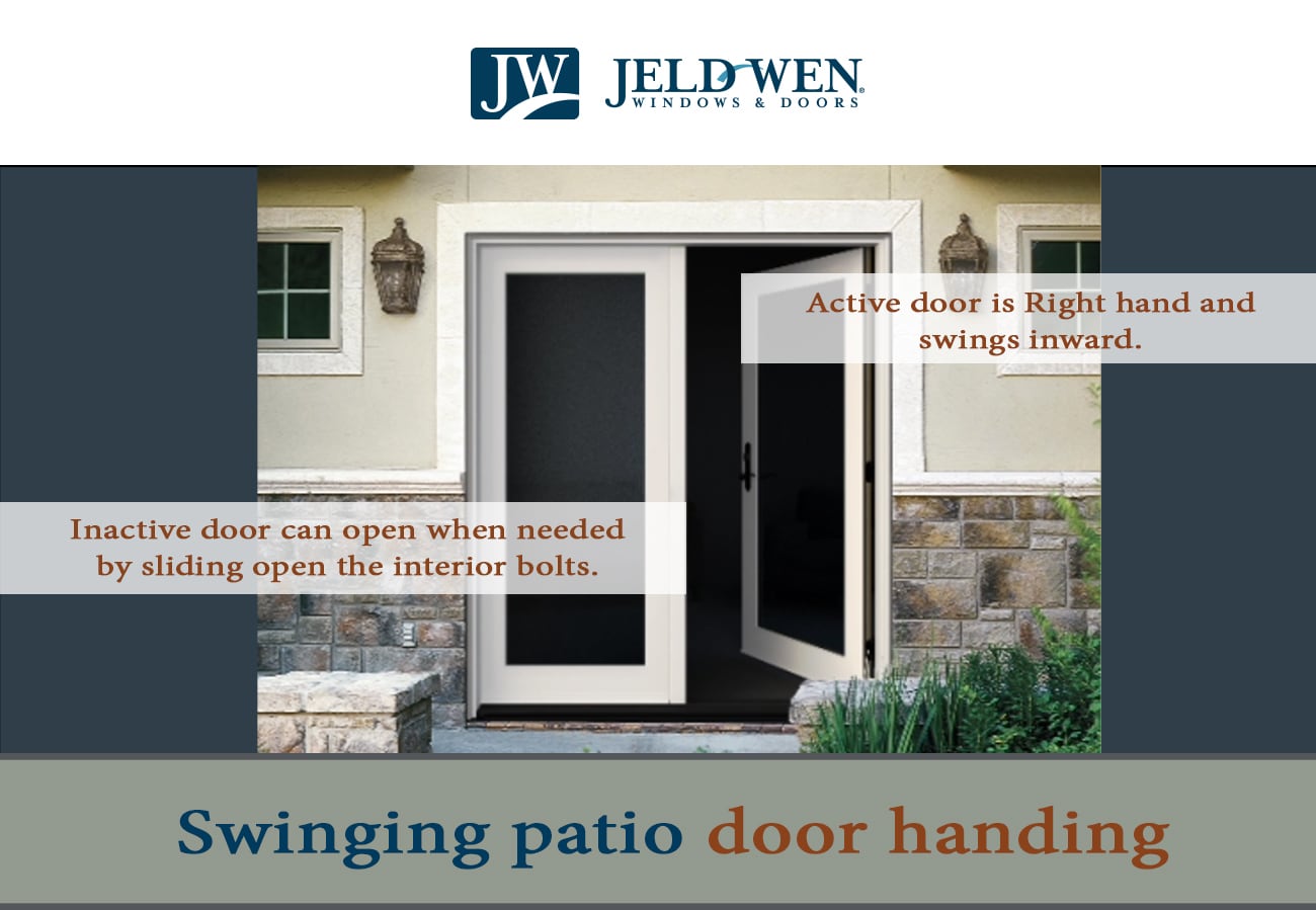 Steel Right-hand inswing French Patio Door with Low-E Glass with Grilles (Brickmould Included)