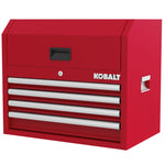 Kobalt 26-in W x 22-in H x 16-in D 4 -Drawer Steel Tool Chest ( Red )