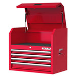 Kobalt 26-in W x 22-in H x 16-in D 4 -Drawer Steel Tool Chest ( Red )