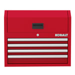 Kobalt 26-in W x 22-in H x 16-in D 4 -Drawer Steel Tool Chest ( Red )