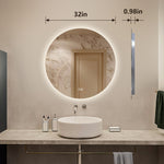 Helena 32-in Frameless LED Mirror with Defogger MA05R32TD-OL