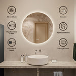 Helena 32-in Frameless LED Mirror with Defogger MA05R32TD-OL