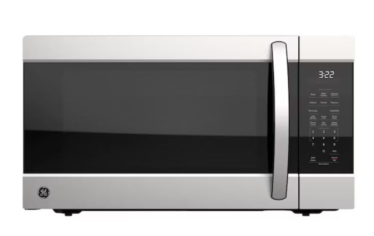 GE 2.2-cu ft 1100 -Watt Countertop Microwave ( Stainless )
