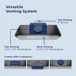 Hauslane 36-in Ducted 500-CFM Black Stainless Steel Under Cabinet Range Hood, UC-PS18BSS-36 *JR2510, Retail: $699.99, FINAL PRICE: $429.99 + TAX