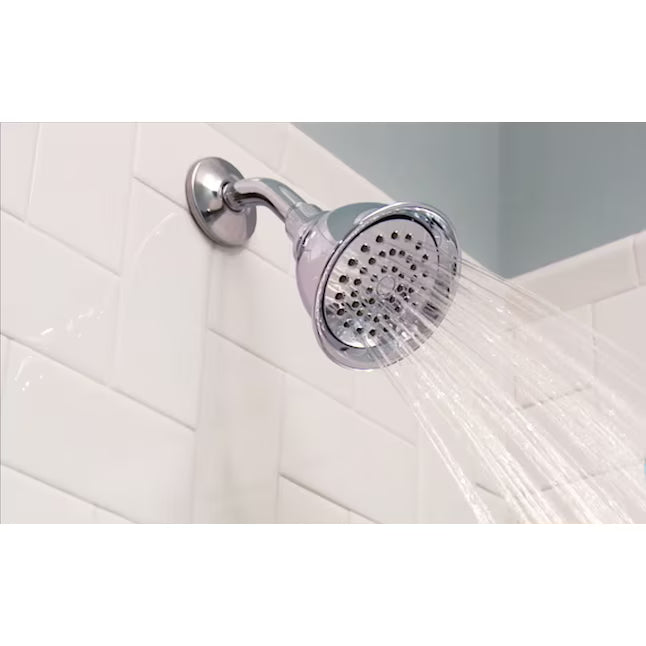 Moen Adler Chrome 3-handle Single function 4-in Round Bathtub and shower Faucet (Valve Included), 82663, MSRP: $119.00, FINAL PRICE: $64.99 + TAX