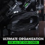 FLEX STACK PACK Polypropylene Cord wrapper (1) 2-Piece FLEX Stack Pack cord wrapper and installation accessories