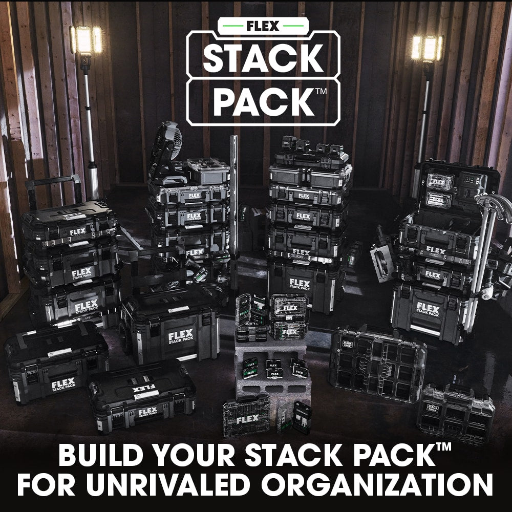 FLEX STACK PACK Plastic Level holder (1) 2-Piece FLEX Stack Pack level holder and installation accessories