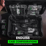 FLEX STACK PACK Rolling Tool Box 22-in W x 26.3-in H x 19.2-in D Metal Rolling Tool Box