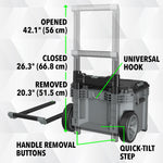 FLEX STACK PACK Rolling Tool Box 22-in W x 26.3-in H x 19.2-in D Metal Rolling Tool Box