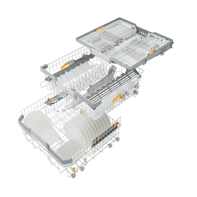 Miele AutoDos 24-in Top Control Built-in Dishwasher With Third Rack (Fingerprint Resistant Clean Touch Steel) ENERGY STAR 43-dBA, G 7176 SCVi SF *JR2507, Retail: $1,849.00, FINAL PRICE: $999.99 + TAX