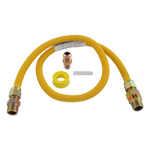 EASTMAN 48-in 3/4 -in MIP Inlet x 3/4 -in MIP Outlet Corrugated Stainless Steel Gas Appliance Installation Kit, 30YE54V45048K #5137068  *JR2512, Retail: $39.98, FINAL PRICE: $27.99 + TAX