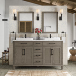 Ellen DeGeneres Valerosa 22-in x 30-in Framed Bathroom Vanity Mirror (Rustic Taupe Oak), 1658MR-22-267, FINAL PRICE: $39.99 + Tax
