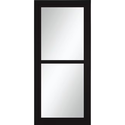 LARSON Tradewinds Selection 32-in x 81-in Black Aluminum Storm Door Full-view with Retractable Screen (Handle Not Included), 14604051 *HD2408, Retail: $406.21, FINAL PRICE: $259.99 + TAX
