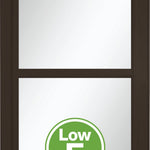 LARSON 80 Split Fullview (Tradewinds) Low-E 36-in x 81-in Brown Aluminum Reversible Hinge Storm