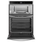 Whirlpool 30-in Self-cleaning Smart Microwave Wall Oven Combo (Stainless Steel), [FB126], CLEARANCED