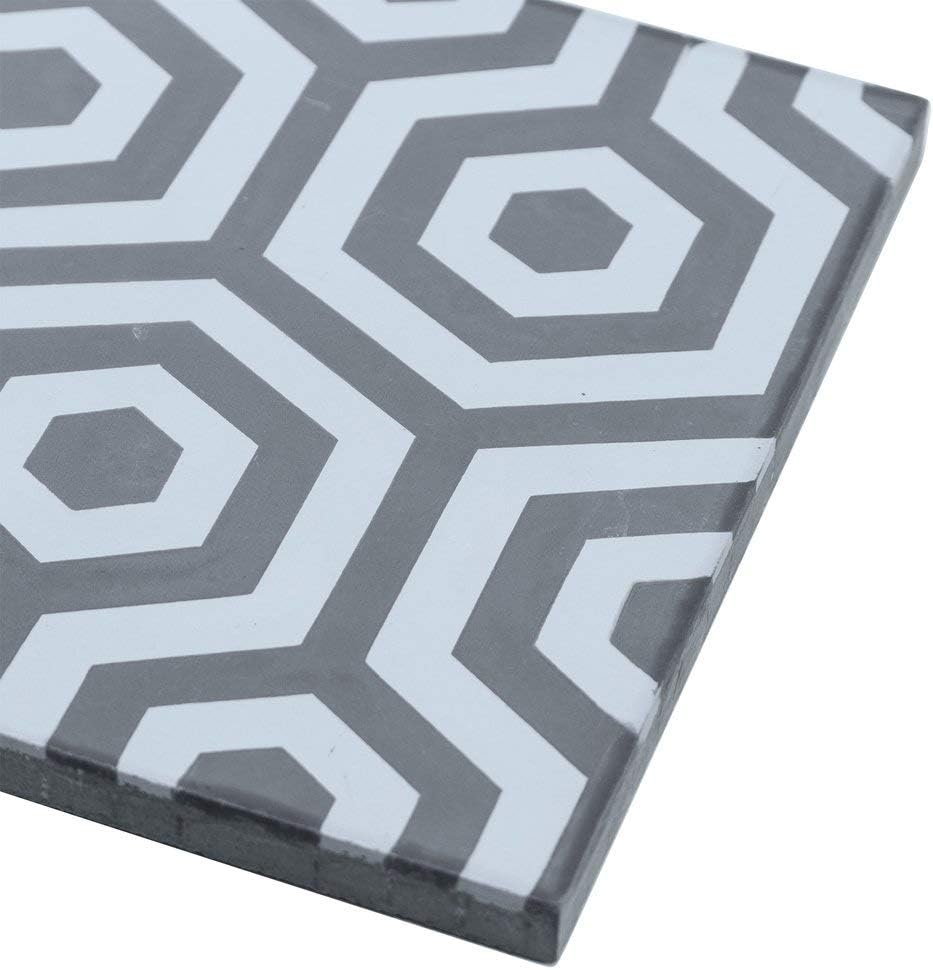 Modern Hex 8x8 Floor & Wall Tile, SF190033, 5.78sf, 13pcs, 40lbs, FINAL PRICE: $0.99/sf, $5.72/bx + Tax