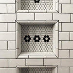 Adelaide Black Hexagon 10x12 Matte Porcelain Mesh-Mounted Mosaic Tile, SMOT-PT-ADELHEX-1HEXM, 12.45sf, 15 pcs, 6mm, 30 lbs, FINAL PRICE: $3.99/pc, $59.85/box + Tax