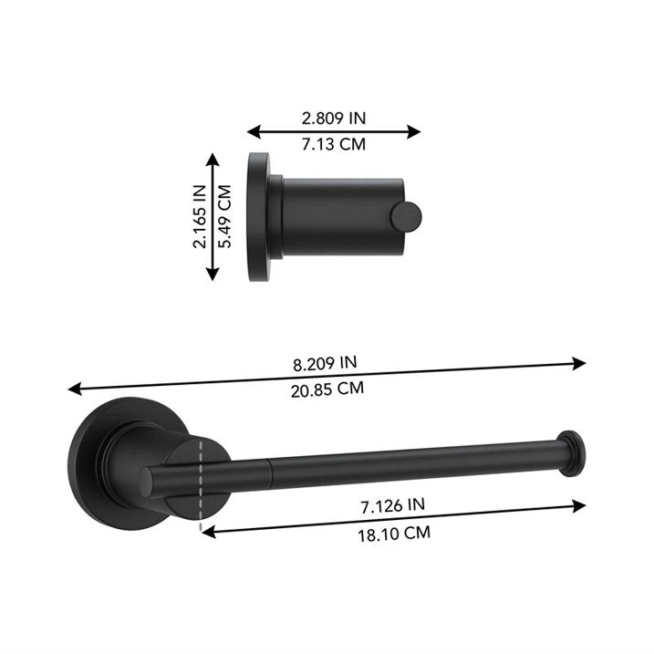 Ellen DeGeneres Tossana Toilet Paper Holder – Matte Black, 2014ATP-122, FINAL PRICE: $14.99 + Tax
