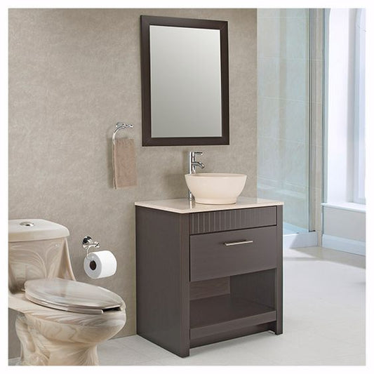 Spring Mill Albany Vanity 30 in w/ Mirror *Bowl/Faucet Not Included* AB30P3X-OE 112492, CLEARANCE: $199.99 + Tax