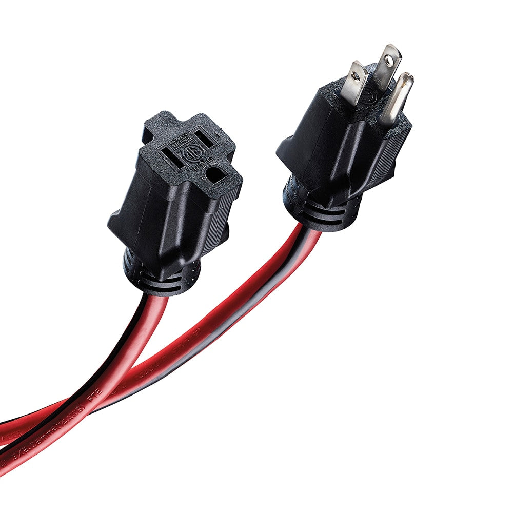 Utilitech 100-ft 12 / 3 Medium Duty 3 Prong Red and black Indoor/Outdoor Extension Power Cord