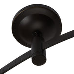 allen + roth Sloan 99.48-in 6 -Light Bronze dimmable Integrated Traditional Flexible Track Lighting Kit with Round Frosted Pivoting Heads
